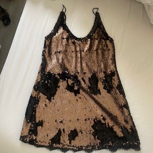 Free people sequin mini dress